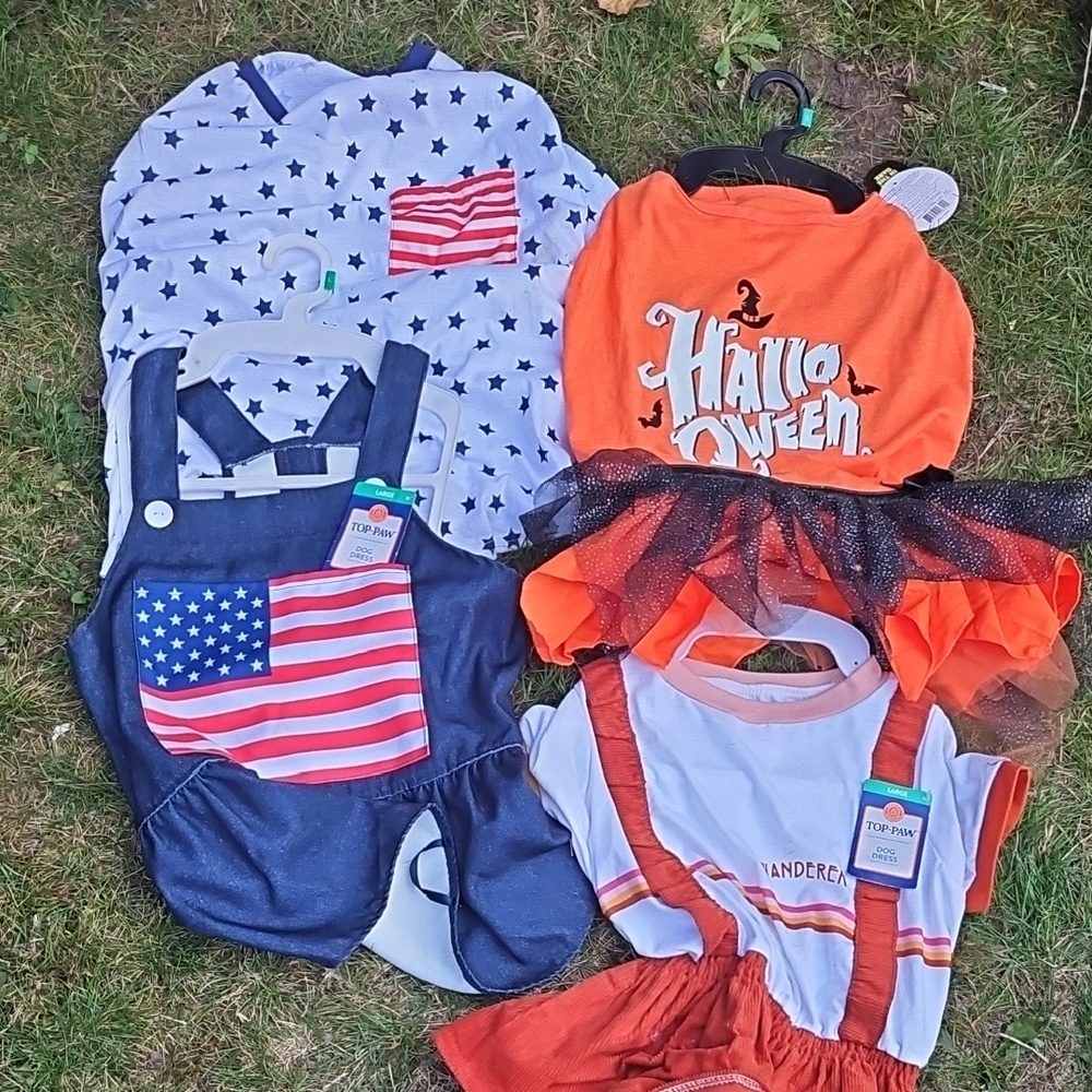 Top Paw Patriotic and Halloween Dog Outfits